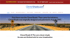 Desktop Screenshot of clevershade.com